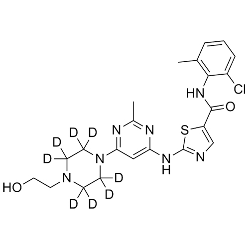 Show details for Dasatinib-d8 Picture of Dasatinib-d8