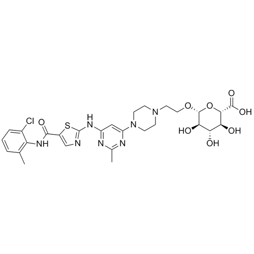 Show details for Dasatinib Glucuronide Picture of Dasatinib Glucuronide