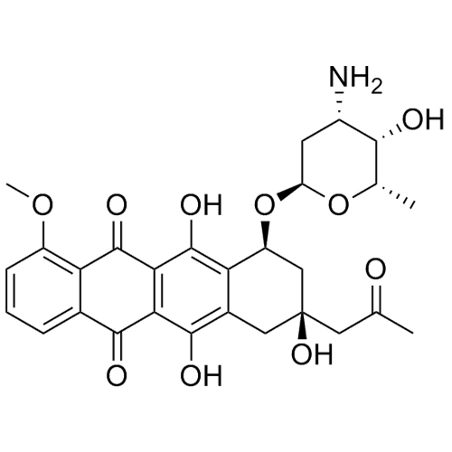 Picture of Daunorubicin Impurity C (Mixture of Diastereomers)