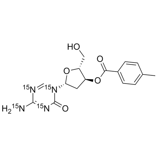 Show details for Decitabine-15N4 Picture of Decitabine-15N4