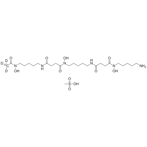 Show details for Deferoxamine-13C2-d3 Mesylate Picture of Deferoxamine-13C2-d3 Mesylate