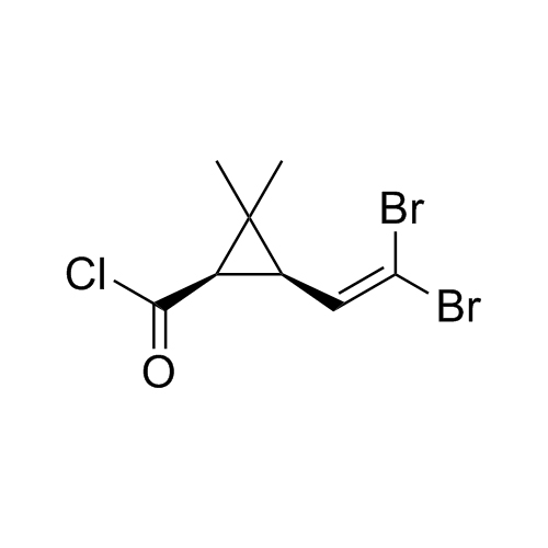 Show details for Deltamethrin Related Compound 2 (Bacisthemic Acid Chloride) Picture of Deltamethrin Related Compound 2 (Bacisthemic Acid Chloride)