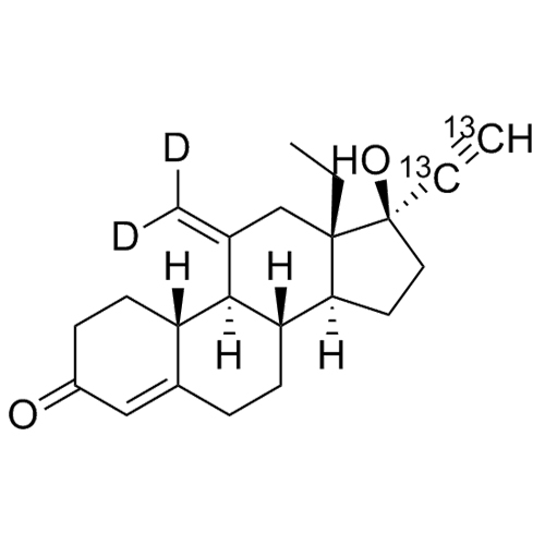 Picture of 3-Keto-desogestrel-d2-13C2