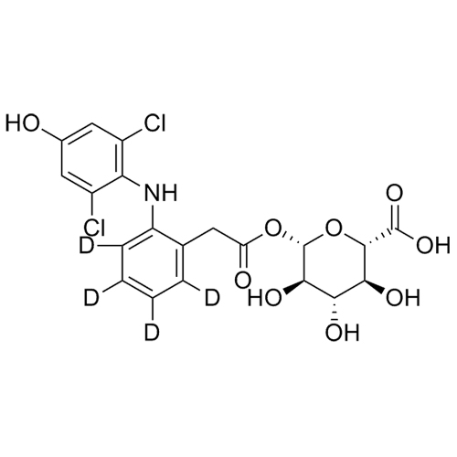 Picture of 4'-Hydroxy-Diclofenac-d4 Acyl Glucuronide