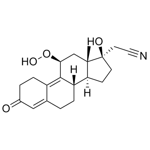 Picture of Dienogest EP Impurity K (11beta-Hydroperoxy Dienogest)