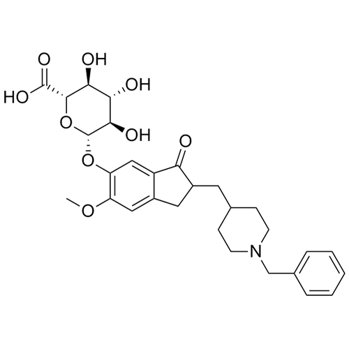 Show details for 6-O-Desmethyl Donepezil Glucuronide (Mixture of Diastereomers) Picture of 6-O-Desmethyl Donepezil Glucuronide (Mixture of Diastereomers)