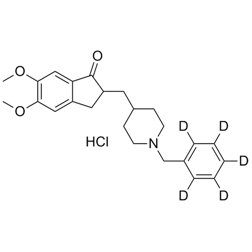 Show details for Donepezil-d5 HCl Picture of Donepezil-d5 HCl
