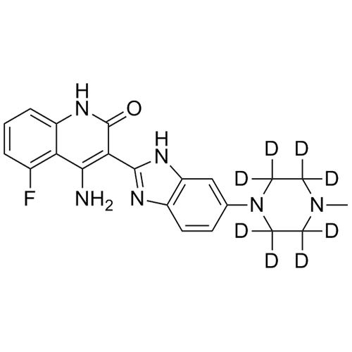 Show details for Dovitinib-d8 Picture of Dovitinib-d8