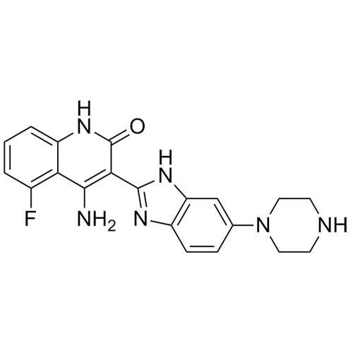 Show details for N-Desmethyl Dovitinib Picture of N-Desmethyl Dovitinib