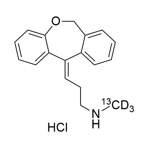 Picture of N-Desmethyl Doxepin-13C-d3 HCl