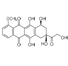 Show details for Doxorubicinone (Doxorubicin EP Impurity D; Epirubicin EP Impurity A) Picture of Doxorubicinone (Doxorubicin EP Impurity D; Epirubicin EP Impurity A)