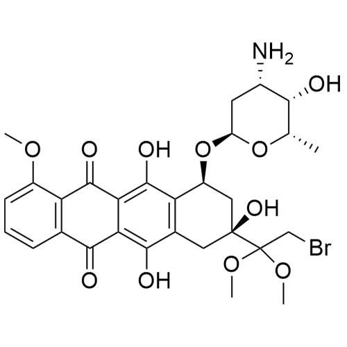 Show details for Doxorubicin EP Impurity B Picture of Doxorubicin EP Impurity B