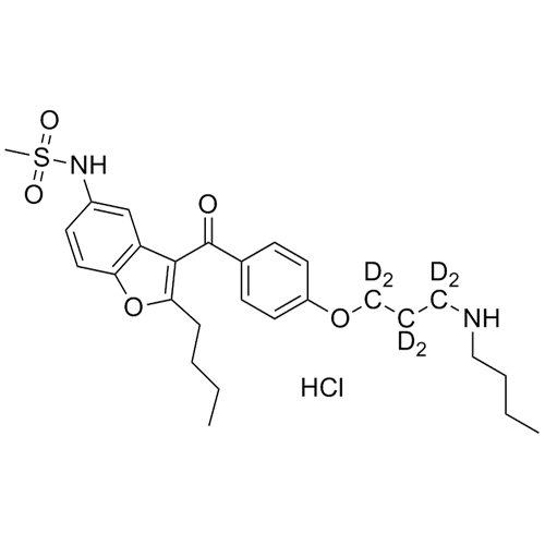 Picture of N-Desbutyl Dronedarone-d6 HCl