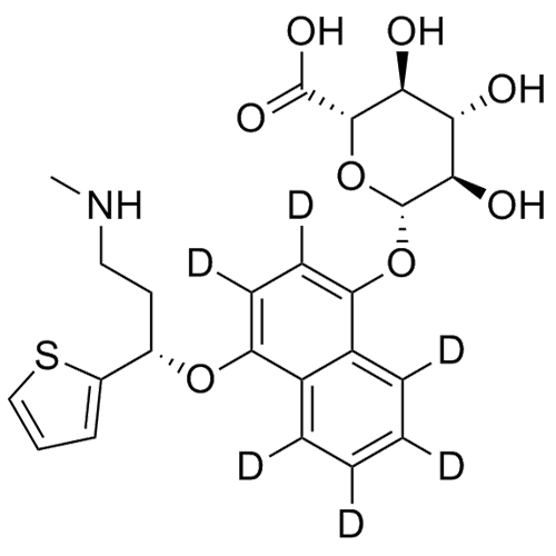 Picture of 4-Hydroxy Duloxetine-d6 beta-D-Glucuronide