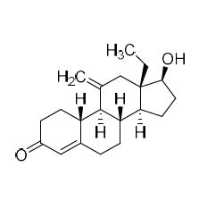 Picture of (+)-13b-Ethyl-17b-hydroxy-11- methylenegon-4-en-3-one