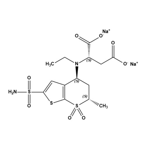 Show details for Dorzolamide Impurity 15 Disodium Salt (Mixture of Diastereomers) Picture of Dorzolamide Impurity 15 Disodium Salt (Mixture of Diastereomers)