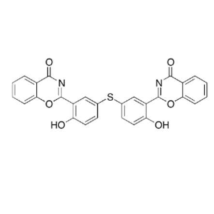Picture of 2,2'-(Thiobis(2-hydroxy-5,1-phenylene))bis(4H-benzo[e][1,3]oxazin-4-one)