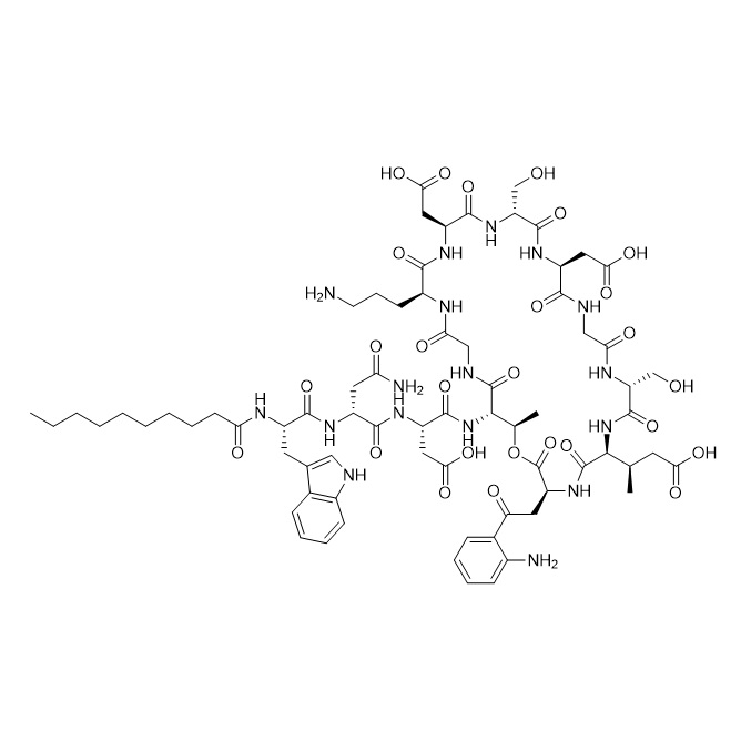 Picture of Hydroxy Derivative of Daptomycin