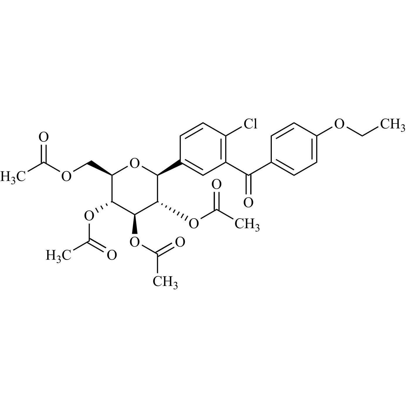 Picture of 5-Methoxy Dapagliflozin Tetraacetate