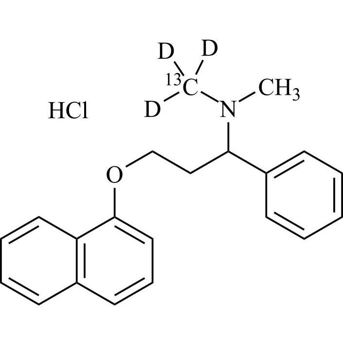 Show details for rac-Dapoxetine-13C-d3 HCl Picture of rac-Dapoxetine-13C-d3 HCl