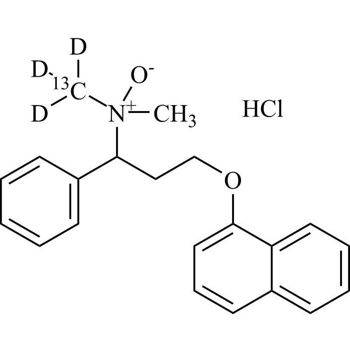 Show details for rac-Dapoxetine N-Oxide-13C-d3 HCl Picture of rac-Dapoxetine N-Oxide-13C-d3 HCl