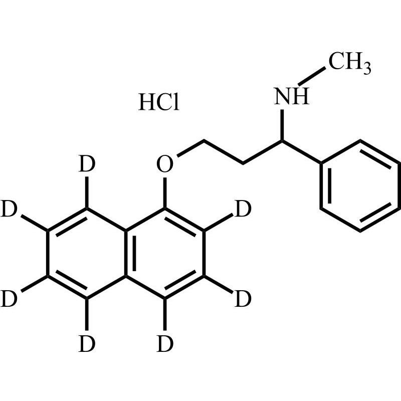 Picture of rac-N-Desmethyl Dapoxetine-d7 HCl