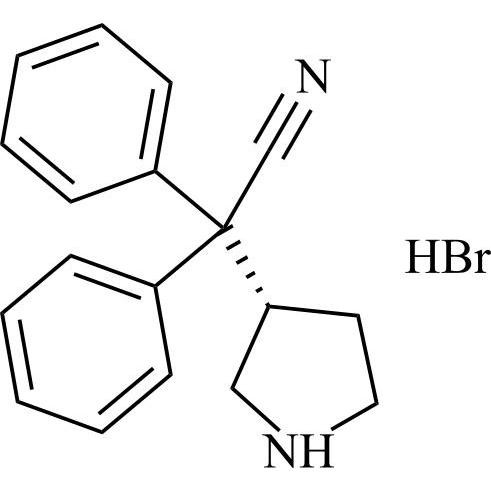 Show details for Darifenacin Cyano Pyrrolidine Impurity (HBr salt) Picture of Darifenacin Cyano Pyrrolidine Impurity (HBr salt)