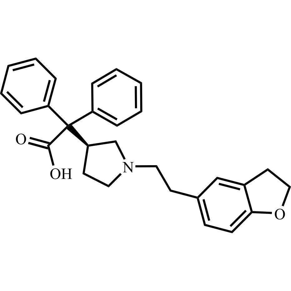 Picture of Darifenacin Carboxylic Acid Impurity
