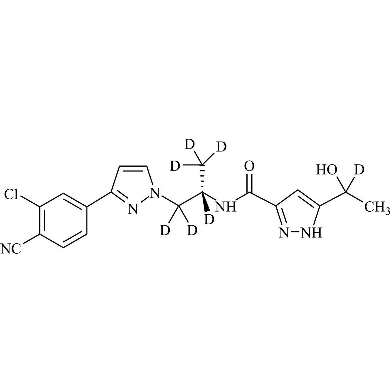 Picture of Darolutamide-d7 (Mixture of Diastereomers)