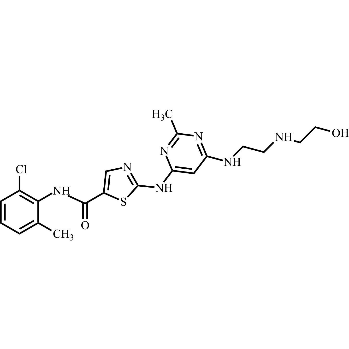 Show details for Dasatinib Impurity 25 Picture of Dasatinib Impurity 25