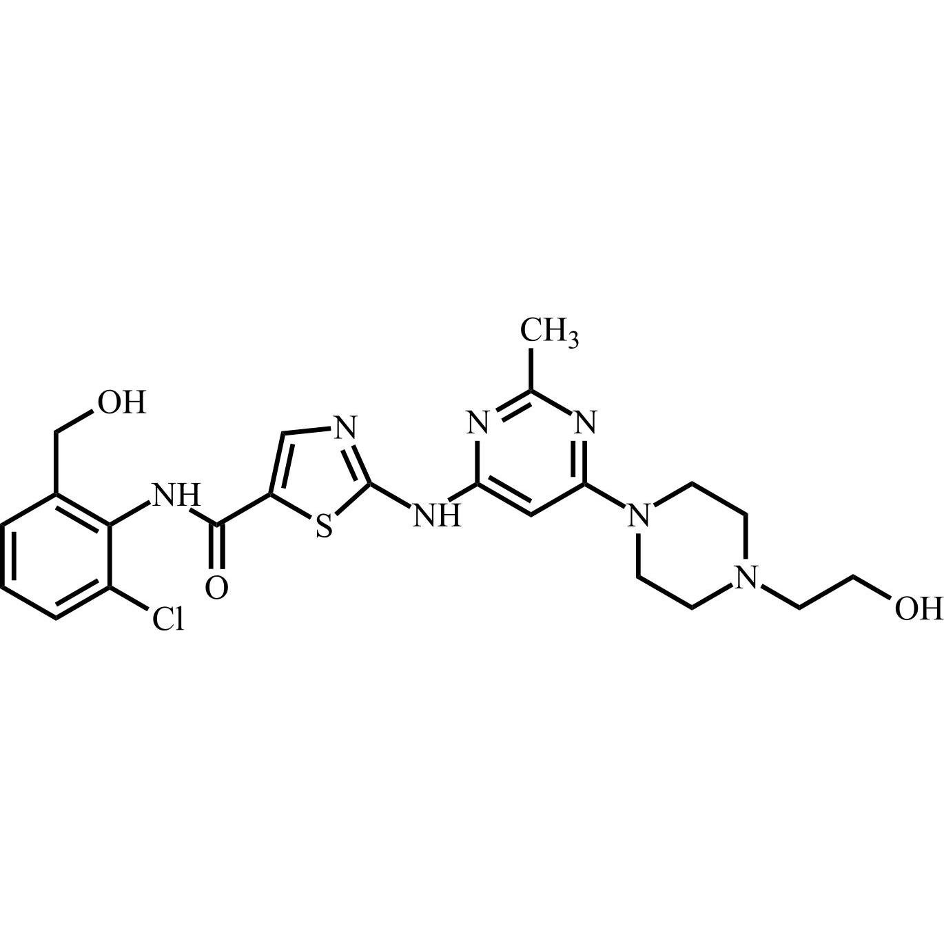 Show details for Hydroxymethyl Dasatinib Picture of Hydroxymethyl Dasatinib