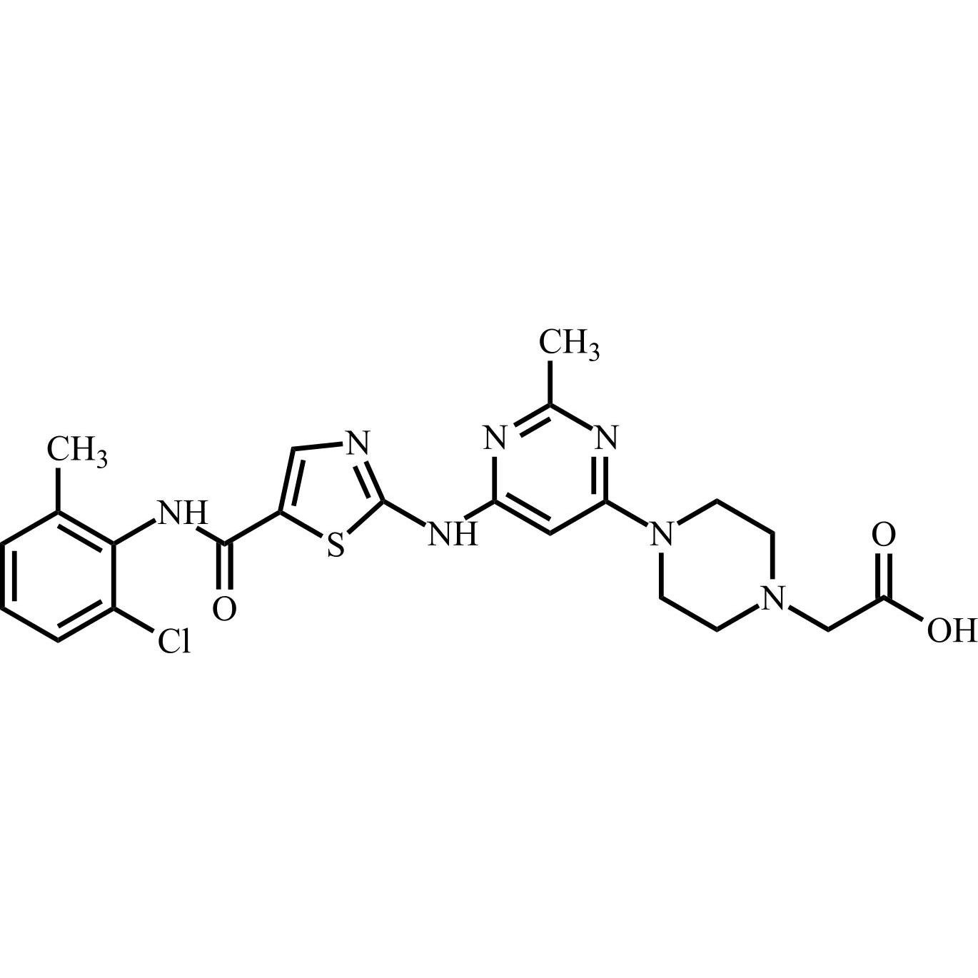 Show details for Dasatinib Carboxylic Acid Picture of Dasatinib Carboxylic Acid