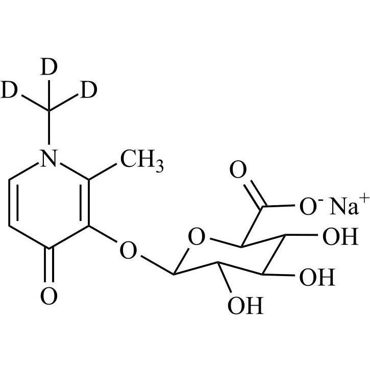 Show details for Deferiprone-d3 3-O-ß-D-Glucuronide Sodium Salt Picture of Deferiprone-d3 3-O-ß-D-Glucuronide Sodium Salt
