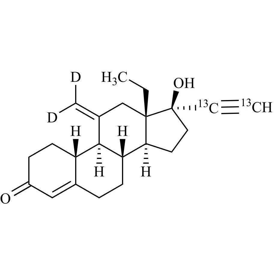 Picture of 3-Keto-desogestrel-d2-13C2