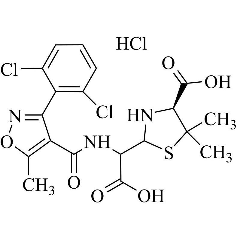 Show details for Dicloxacillin Sodium EP Impurity A HCl (Mixture of Diastereomers) Picture of Dicloxacillin Sodium EP Impurity A HCl (Mixture of Diastereomers)