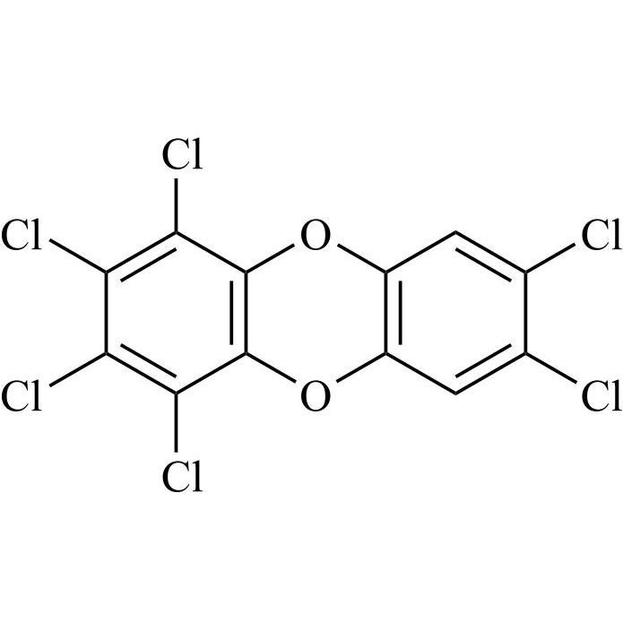 Show details for 1,2,3,4,7,8-Hexachlorodibenzodioxin Picture of 1,2,3,4,7,8-Hexachlorodibenzodioxin