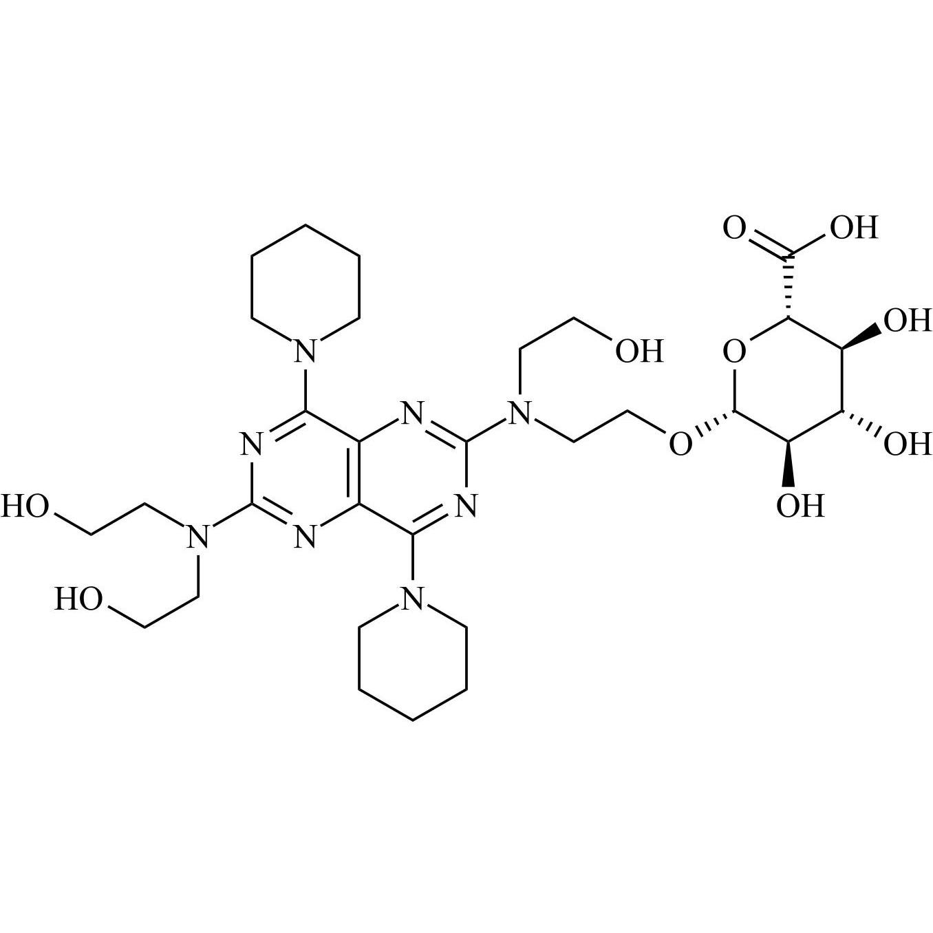 Picture of Dipyridamole Mono-O-D-Glucuronide