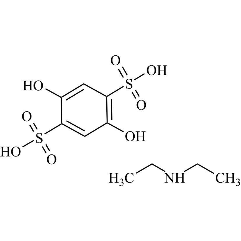Show details for Calcium Dobesilate Impurity 4 Bis-diethylamine Salt Picture of Calcium Dobesilate Impurity 4 Bis-diethylamine Salt