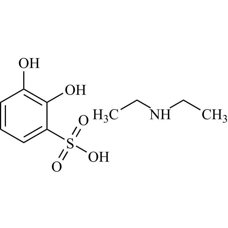 Show details for Calcium Dobesilate Impurity 14 Diethylamine Salt Picture of Calcium Dobesilate Impurity 14 Diethylamine Salt