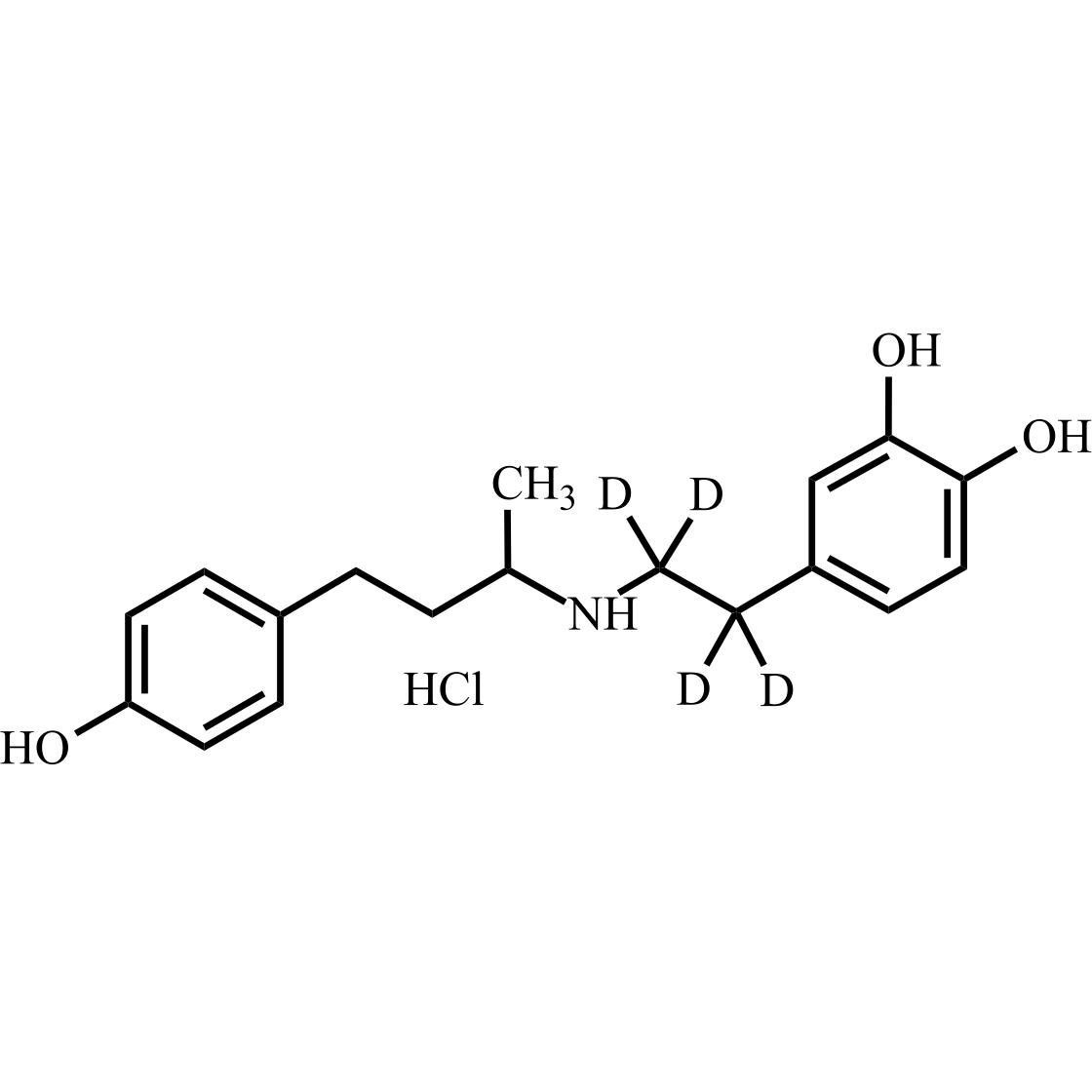Picture of rac-Dobutamine-d4 HCl