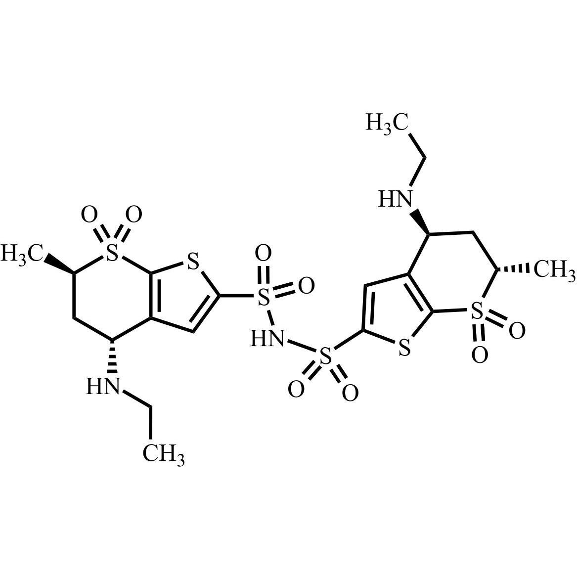 Picture of Dorzolamide Impurity 2 DiHCl