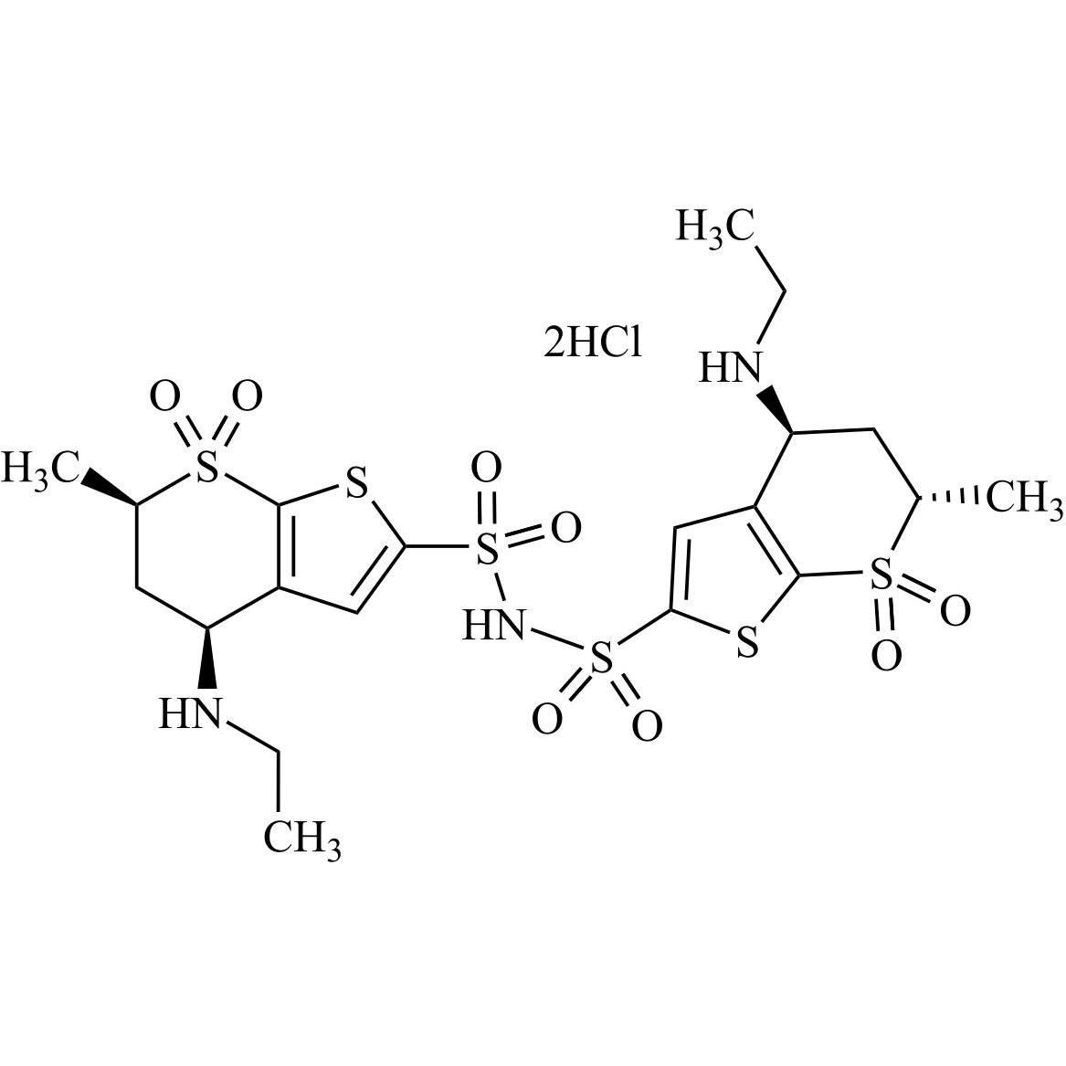 Picture of Dorzolamide Impurity 10 DiHCl