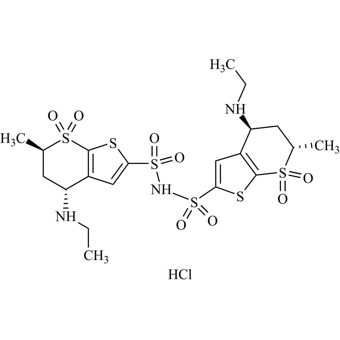 Picture of Dorzolamide Impurity 2 HCl