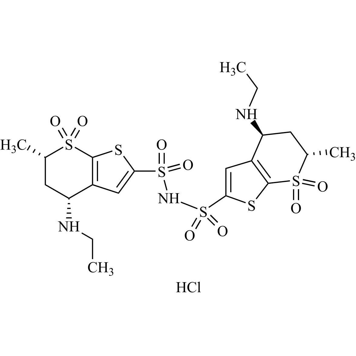 Picture of Dorzolamide Impurity 9 HCl