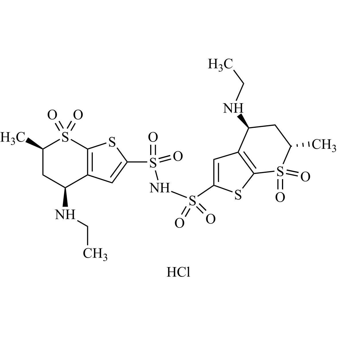 Picture of Dorzolamide Impurity 10 HCl