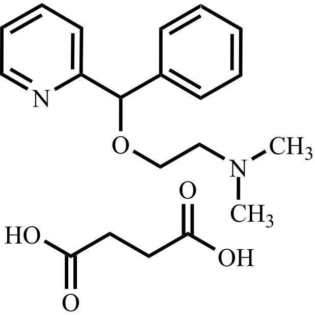Picture of Doxylamine EP Impurity C Succinate (Desmethyl Doxylamine Succinate)