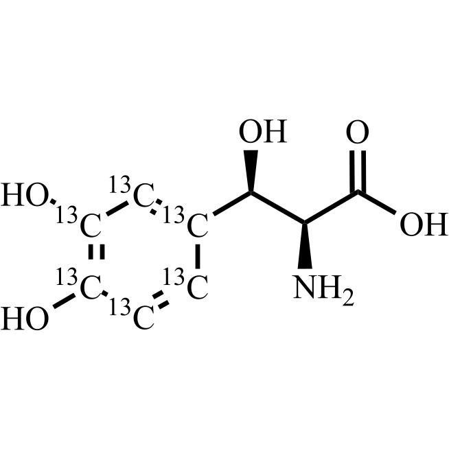 Show details for Droxidopa-13C6 Picture of Droxidopa-13C6