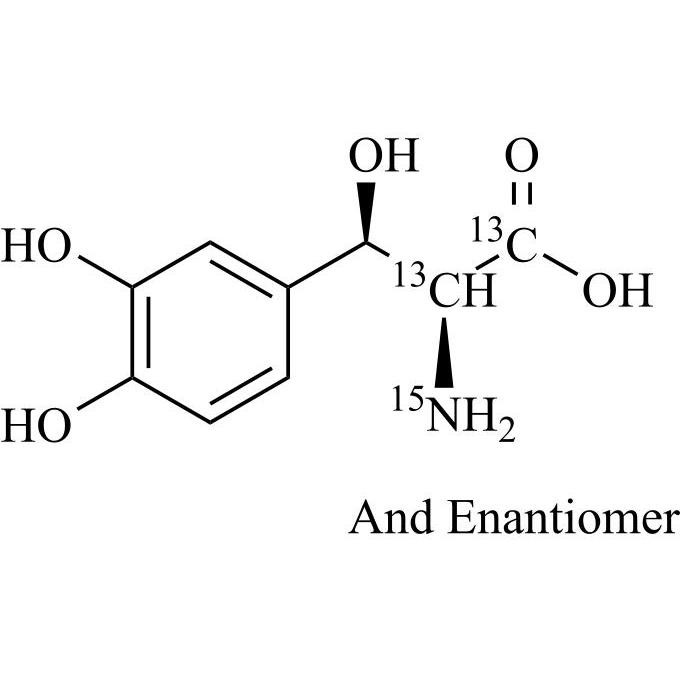 Picture of DL-threo-Droxidopa-13C2-15N HCl