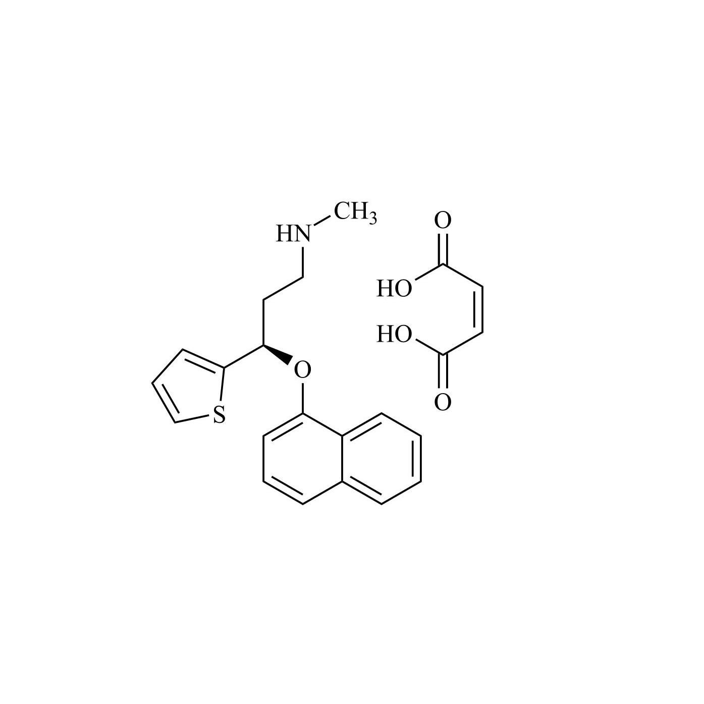 Show details for Duloxetine EP Impurity A Maleate (Duloxetine USP Related Compound A Maleate) Picture of Duloxetine EP Impurity A Maleate (Duloxetine USP Related Compound A Maleate)