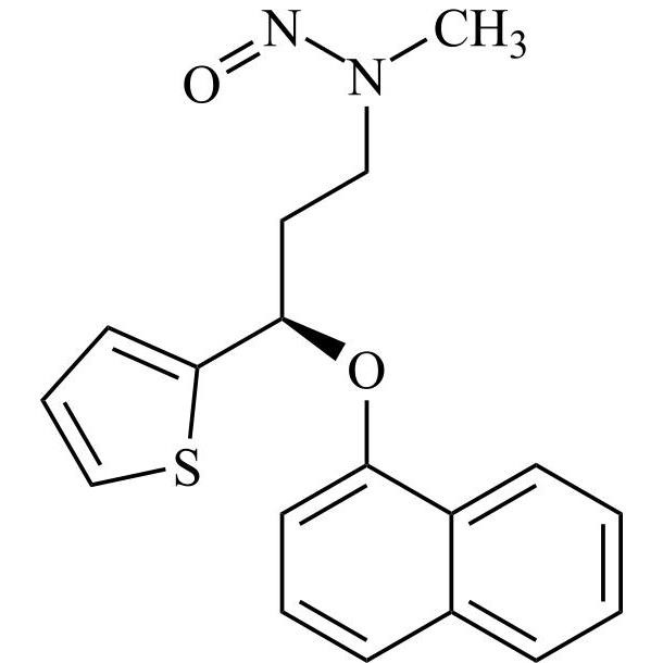 Picture of N-Nitroso Duloxetine EP Impurity A (N-Nitroso Duloxetine USP Related Compound A)